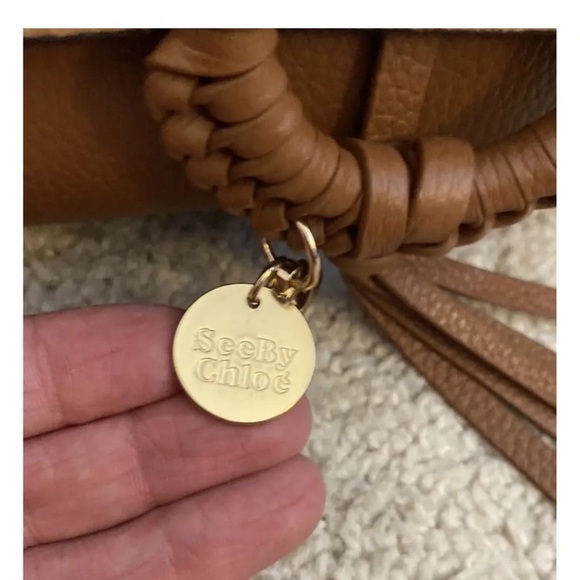 SEE by CHLOE JOAN LADYLIKE HOBO LEATHER BAG - Picture 11 of 12